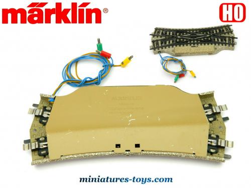 Traversée-jonction Double Rokuhan 7297035  Z  Voie Rokuhan  Avec Ballast 1 Pc S 1230278