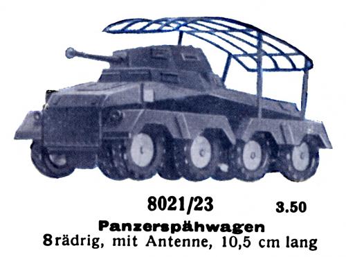Solido Büssing NAG Sd Kfz 232 véhicule blindé de reconnaissance radio