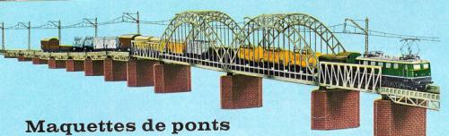 Lot De 6 éléments De Pont Métallique Anciens Pour Train JEP - Échelle O