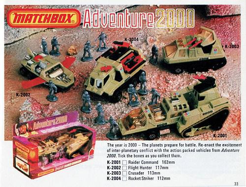 Le Raider Command de l espace miniature par Matchbox Adventure 2000 miniatures toys