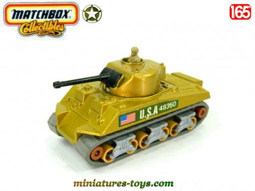 Char Sherman M4 A3 Dinky – Miniature Zamak – Vert – Militaire
