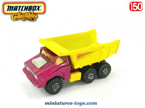 Le camion benne Big Tipper en miniature par Matchbox Super Kings au 1 50e miniatures toys
