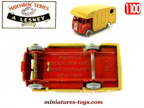 Collection Matchbox Matchbox Lesney Marshall Horse Box MK7 N°35