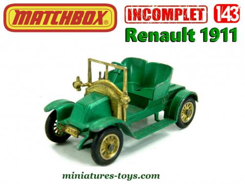 Miniature Yesteryear – Renault 1911 – N°2 – Jaune – Coca-Cola – Lesney Angleterre