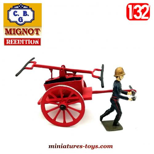 CBG MIGNOT - Soldat de plomb - pompe à bras et pompiers