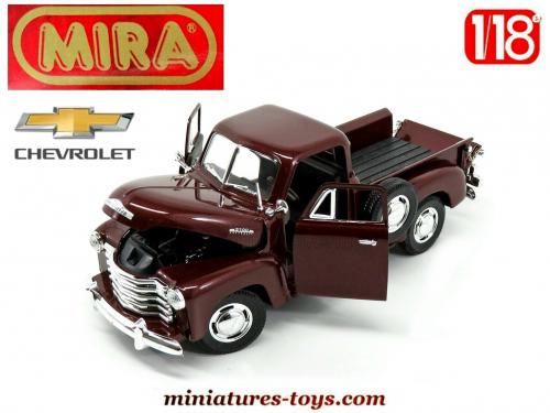 Chevrolet Pick Up Army 1953 - Mira 6246 - 1/18 - Miniature Militaire Vert Kaki