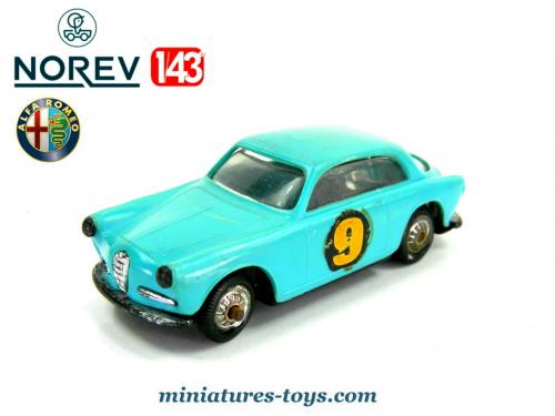 NOREV - Alfa Romeo Giulietta Sprint 1300 - bleu ciel - 1/43