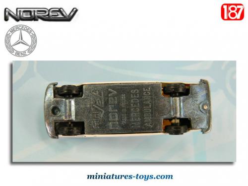 Norev 1/43 - Mercedes Ambulance Jet-car - Diecast Blanc - Boîte D'origine