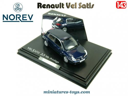Renault Velsatis V6 1/43 Norev 218648 Noir Nacré – Miniature Occasion
