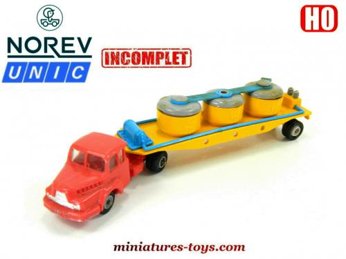 NOREV France - Camion UNIC Cimentier ISOARD - Échelle 1/87 - Plastique - Boîte D'origine