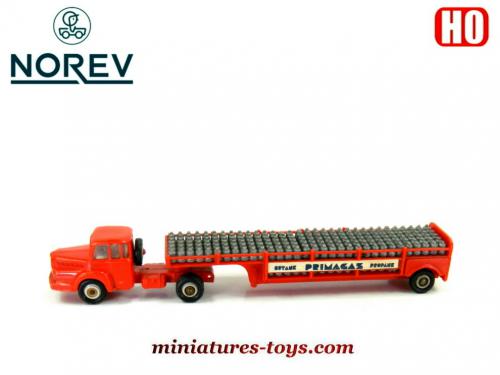 Norev Unic ZU120 tracteur semi remorque porte autos avec 3 autos