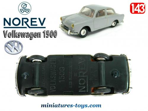 NOREV 1:43 – Volkswagen 1500 Grise – Miniature Collection – Boîte D'origine