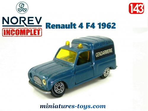 4l Fourgonnette Norev Miniature Renault 4l NOREV Renault L 1966