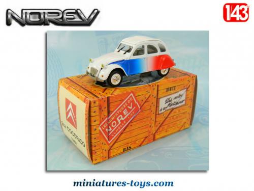 NOREV 1/43 - Citroën 2CV Cocorico 1986, édition Limitée, Couleur Bleue, Collection Miniature Neuve
