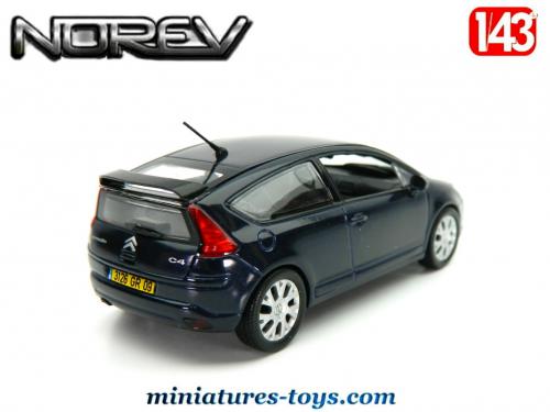 Miniature Citroën C4 Berline 1/43 Par Norev – Modèle D'occasion, Années 2004/2005