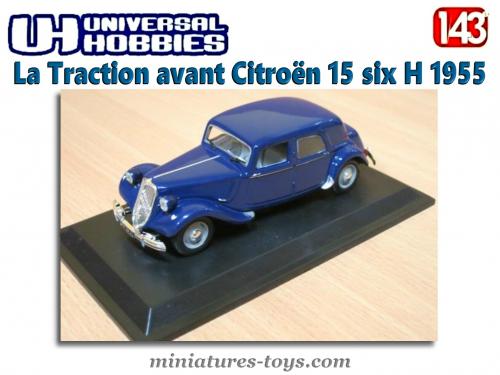 NOREV : CITROEN Traction 15 Six H 1955 (bleu foncé) + fascicule EUR 16