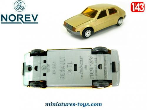 Voiture De Collection Renault 14 1976 - Modèle Norev Hachette 1:43 - Occasion En Bon État