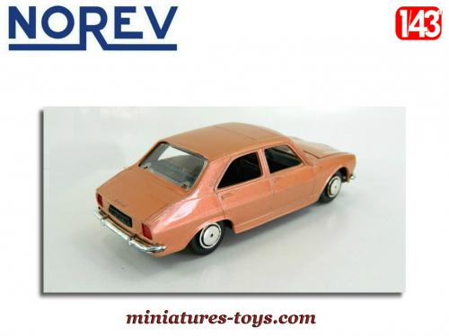 Peugeot 504 NOREV Mini Jet – Miniature Métal Orange, échelle 1/66, France