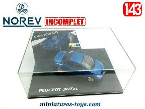 Miniature Peugeot 307cc Tour De France 2004 - Norev 1/43 - Occasion