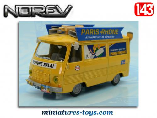 Norev - 1:43 - Peugeot J7 jaune une borne du tour de France