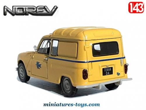 VOITURE MINIATURE NOREV Hachette Renault 4 F4 1965 1/43 BOITE