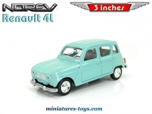 LES MICRO-MINIATURES DE NOREV RENAULT 4L 1/86è TBÉ 1961 VITRINE EUR 15,00 - FR
