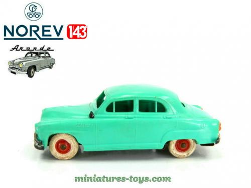 AFAM FRANCE SIMCA Aronde Elysée Break Tôlé Green Resin Kit Mounted Box 1/43
