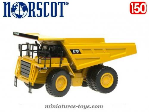 Miniature Joal Camion Dumper Caterpillar - Échelle 1/50, Couleur Jaune, Occasion Bon état