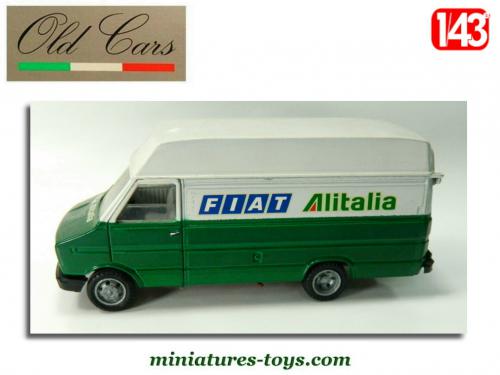 B41 1:43 OLD-CARS OLDCARS FIAT IVECO DAILY GRÜN NMIB SELTEN
