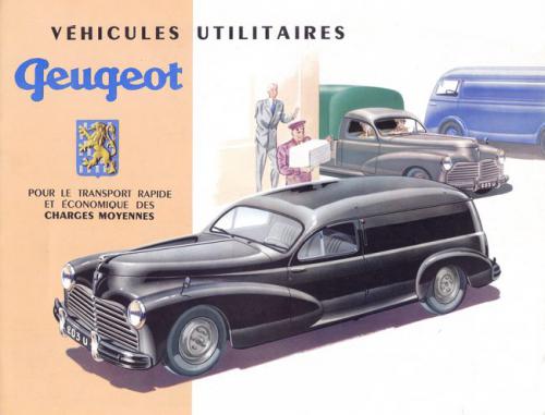 Miniature Altaya / IXO / Norev Peugeot 203 Fourgonnette Cachou Lajaunie - Échelle 1/43 - Occasion Parfaite