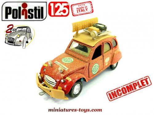 POLISTIL 1/25 Citroën 2CV Raid Afrique N° S630