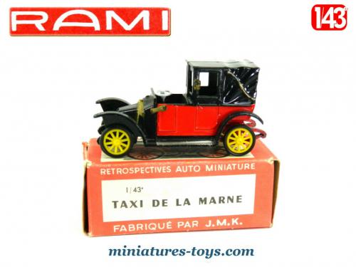 Rami JMK Taxi de la Marne Renault 1907 VARIANTE 1 ROUES RARES