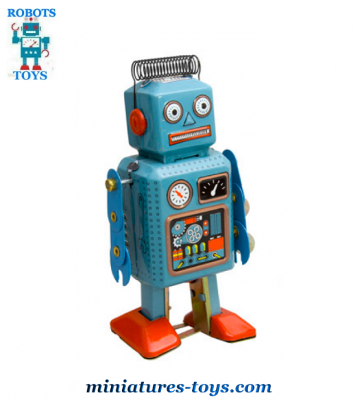 Un joli petit robot jouet de style ancien Tin Toys vintage en