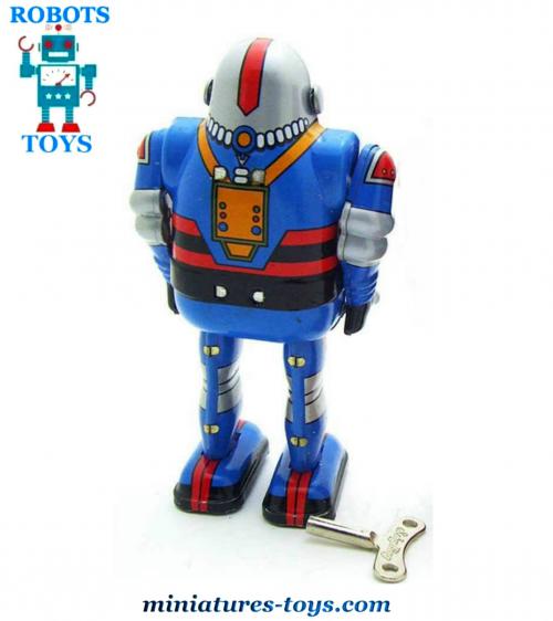 JOUET REMONTOIR VINTAGE années 80 Soviet URSS SPACE ROBOT boîte d
