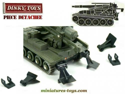 Dinky Toys - 1:43 - 1 char Centurion et 1 char AMX - Catawiki