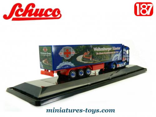 MAJORETTE CAMION SCANIA Avec Remorque Danzas Jaune 1:100 Erreur Roues