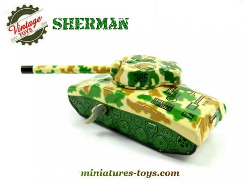 Char Sherman M4A3 Micro Machines Galoob Vintage – Jouet Collection 1:144 D'occasion