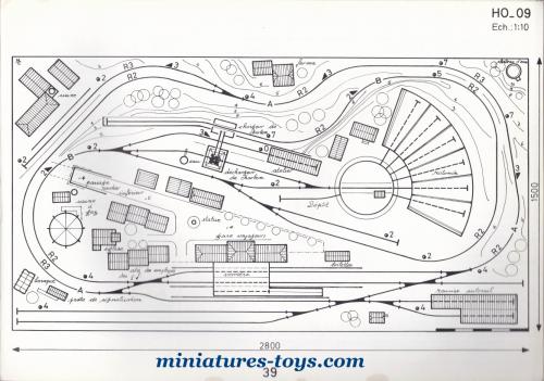 Un livret de plans de réseaux de trains miniatures au N et HO par SEF