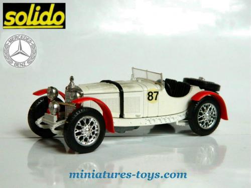 Modèle Réduit Mercedes SSKL 1931 - Solido à L'échelle 1/43 - Occasion - Bleu