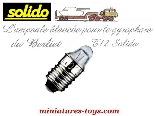 SOLIDO BERLIET T12 militaire porte char kaki foncé giro électrique +bleu, 70' n
