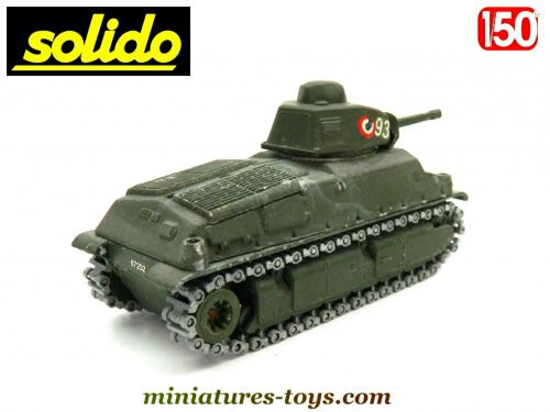 SOLIDO - CHAR SOMUA S35 - 1936 - WWII - 1/50 - HACHETTE COLLECTION