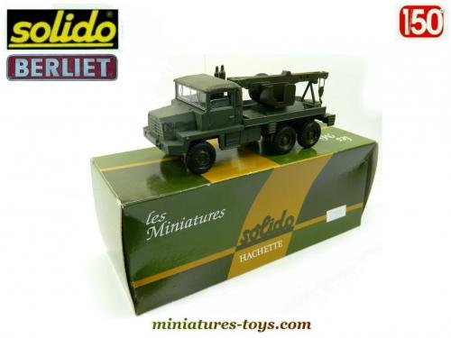 BERLIET GBC 8 KT - Camion dépanneuse militaire - échelle 1/43 - Neuf en Boite d'origine - Collection BERLIET n° 4 - Collection