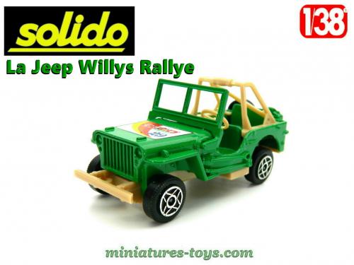 Miniature Solido 1/18 Jeep Cherokee Rallye - état Superbe, En Boîte