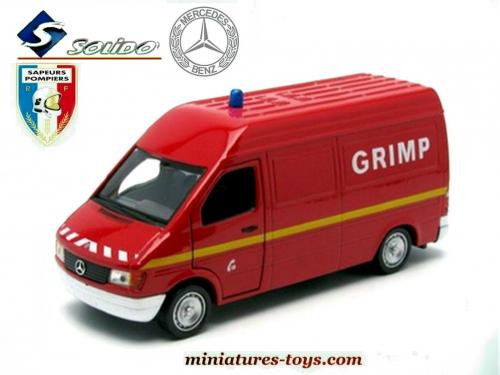 Camion De Pompiers Solido 3122 Mercedes Fourgon Zodiac - Jouet Collection Occasion