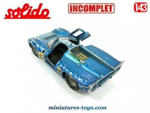 Solido 175 Lola T70 N°6 - 1:43 - Miniature Collection Très Bon état