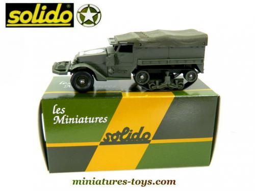Solido Half-Track M3 Baché - 244 - 1/50 - France 1976/80 - Très Bon État