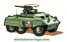 Modèle Réduit Solido Combat-Car M20 1961/80 Réf.200 - Bon état (manque Mitrailleuse)