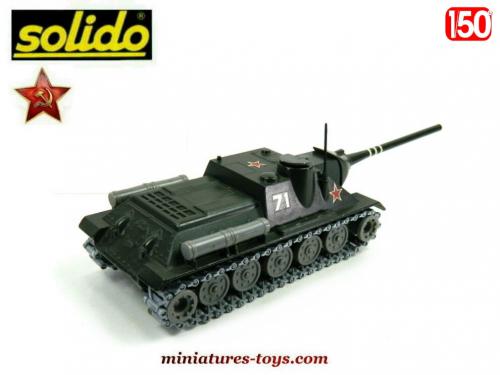 Lot De 2 Chars SU-100 Solido 1/50 - Version Russe Et Capturé Par Les Allemands