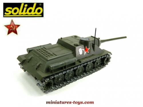 Lot De 2 Chars SU-100 Solido 1/50 - Version Russe Et Capturé Par Les Allemands