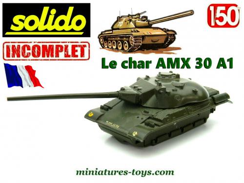 Modellino Carro Armato AMX 30 B1 Scala 1/50 – VEREM & JFD DIFFUSION – Kaki E Nero